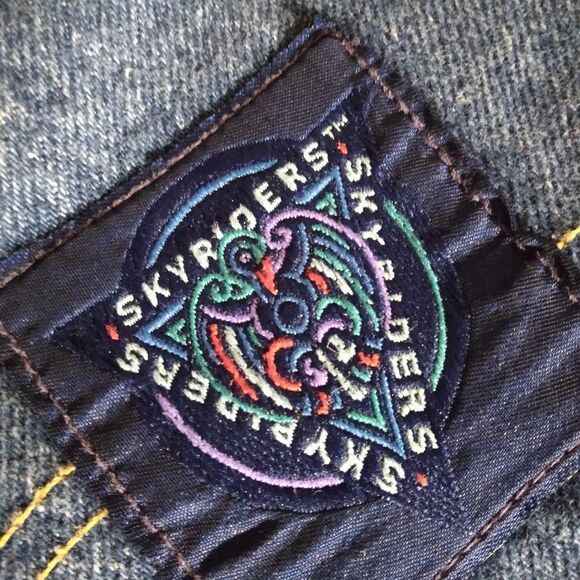 Vintage Lee Skyriders High Waist Taper Mom Jeans - Picture 5 of 10